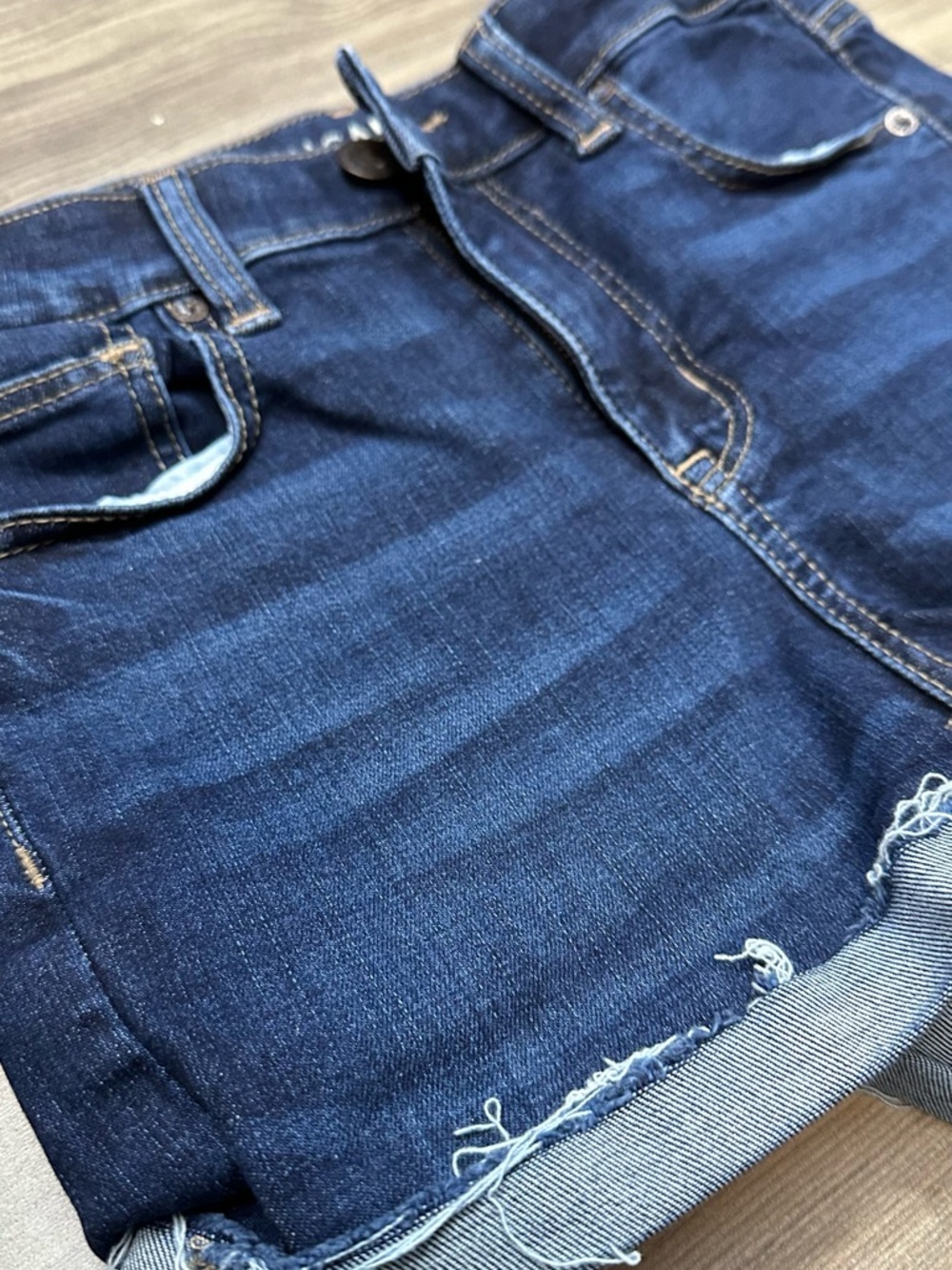 American Eagle Outfitters Indigo Blue Denim Cutoff Shorts